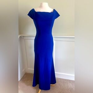 Betsy and Adam royal blue mermaid style dress.  Size 4 petite